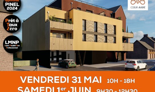 Nouvelle résidence CŒUR AMBRÉ à Orgères : journées d’information le 31 mai et 1er juin 2024